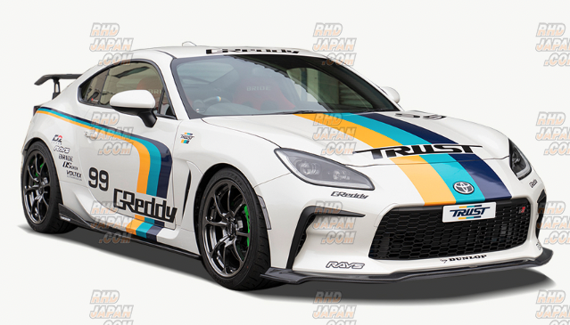 3Racing Graddy 86クリアボディ キズあり Voltex X GReddy Front Under Spoiler Carbon Fiber - GR86 ZN8 - RHDJapan